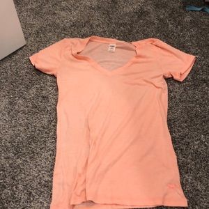 pink victoria’s secret sleepwear tee shirt